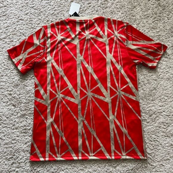 Adidas Bayern Munich FC Pre-Match Training Shirt 24/25 Red Jersey - Picture 5 of 7